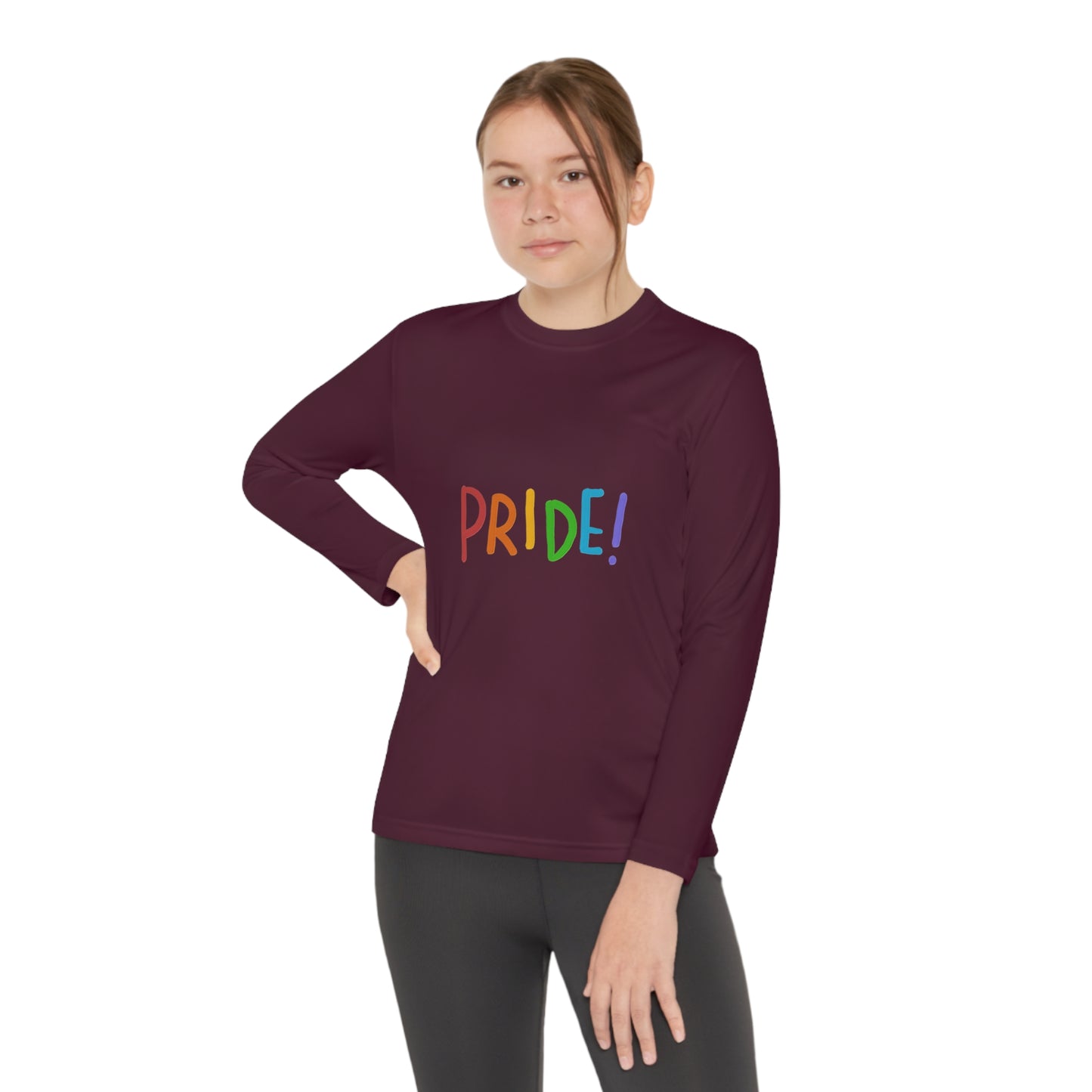 Youth Long Sleeve Competitor Tee: LGBTQ Pride