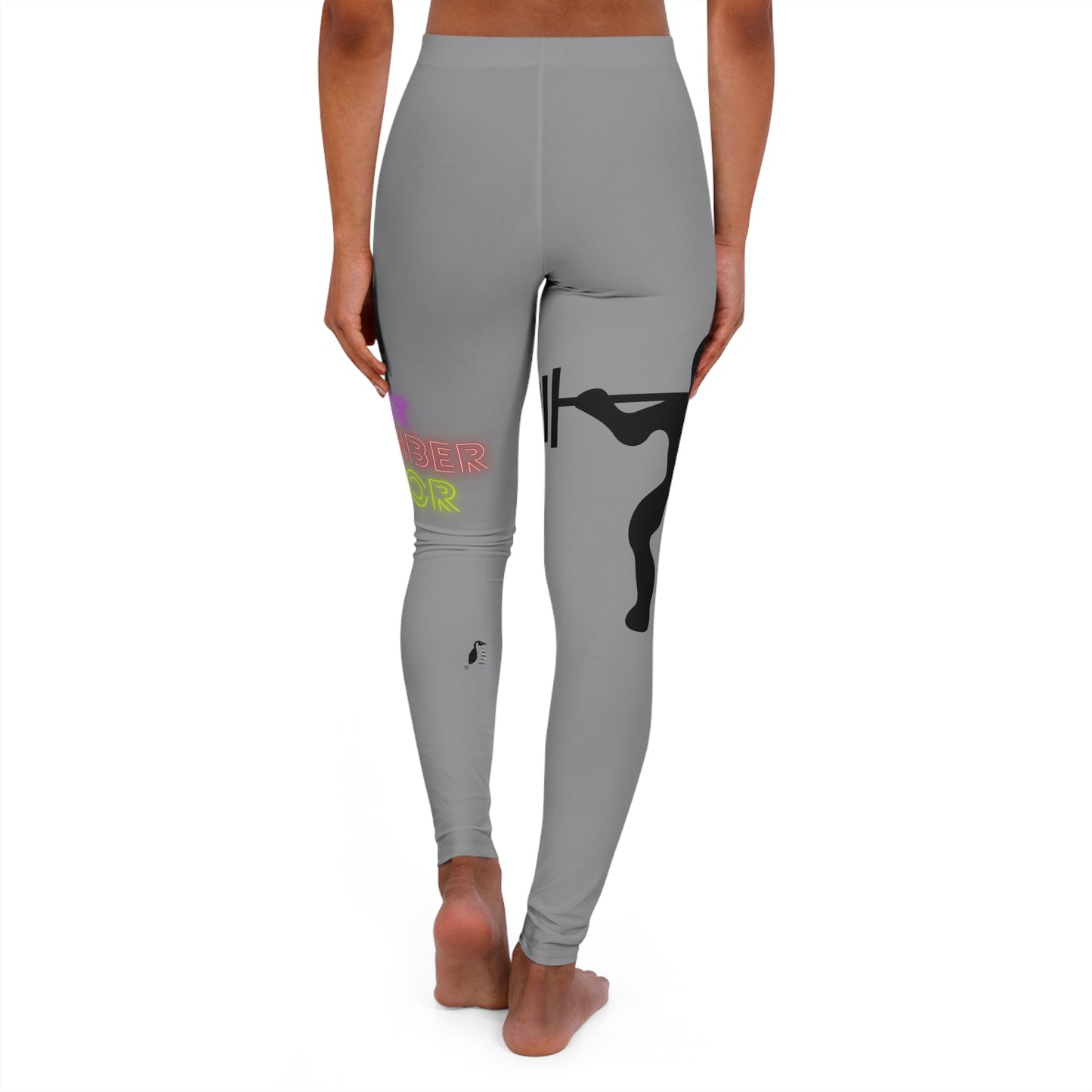 Women's Spandex Leggings: Weightlifting Grey