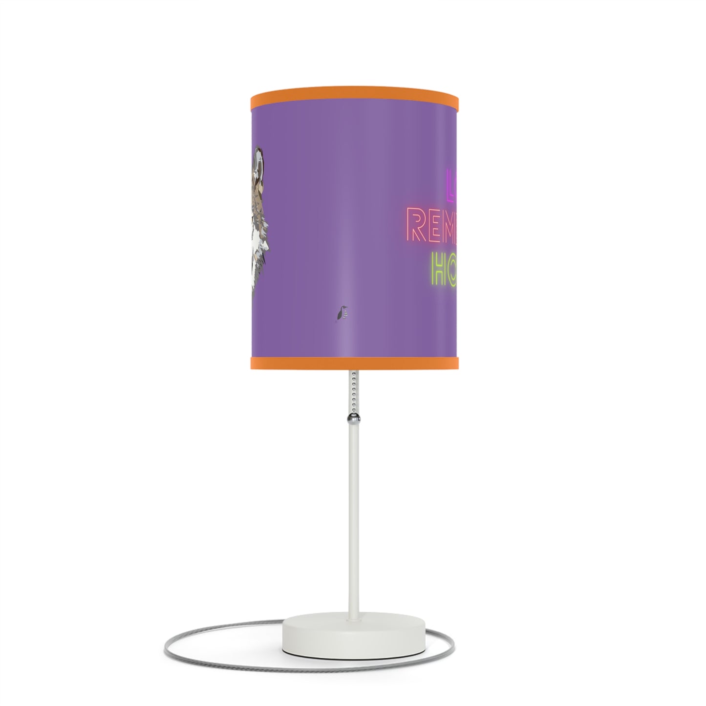 Lamp on a Stand, US|CA plug: Wolves Lite Purple