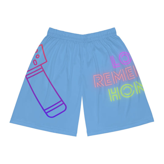 Basketball Shorts: Music Lite Blue