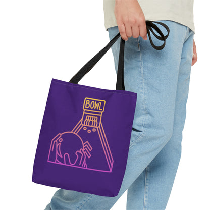 Tote Bag: Bowling Purple