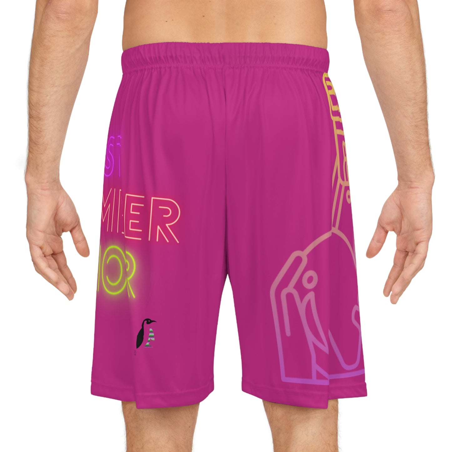 Basketball Shorts: Bowling Pink