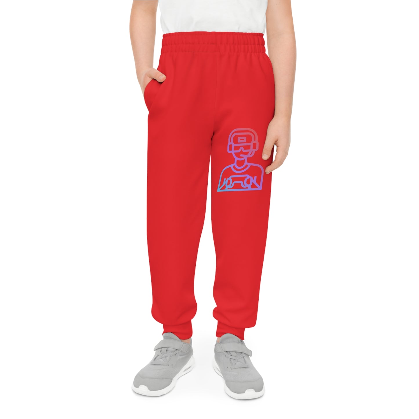 Youth Joggers: Gaming Red