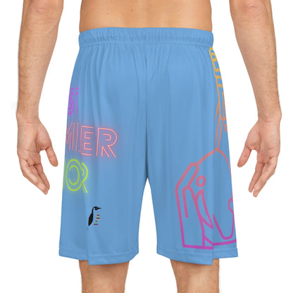 Basketball Shorts: Bowling Lite Blue