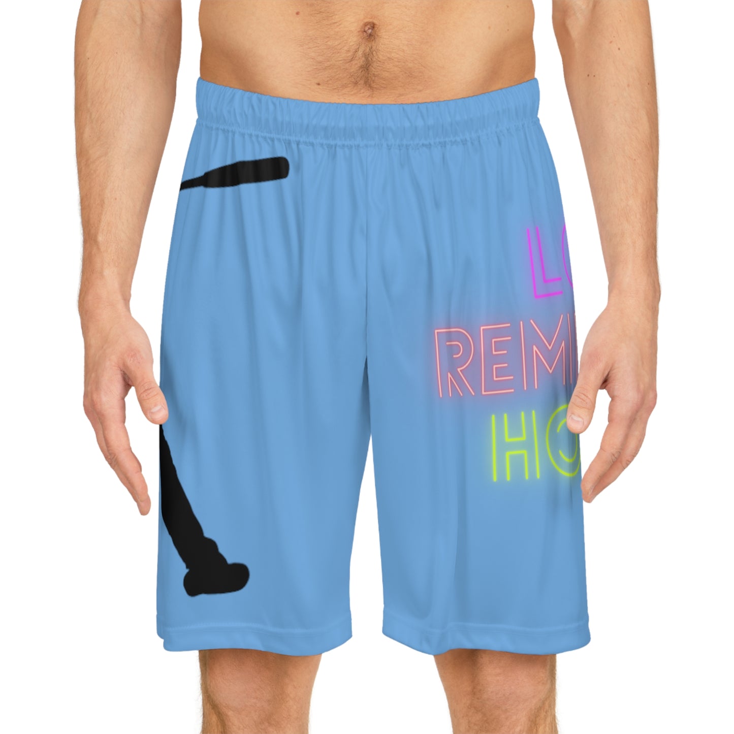 Basketball Shorts: Baseball Lite Blue