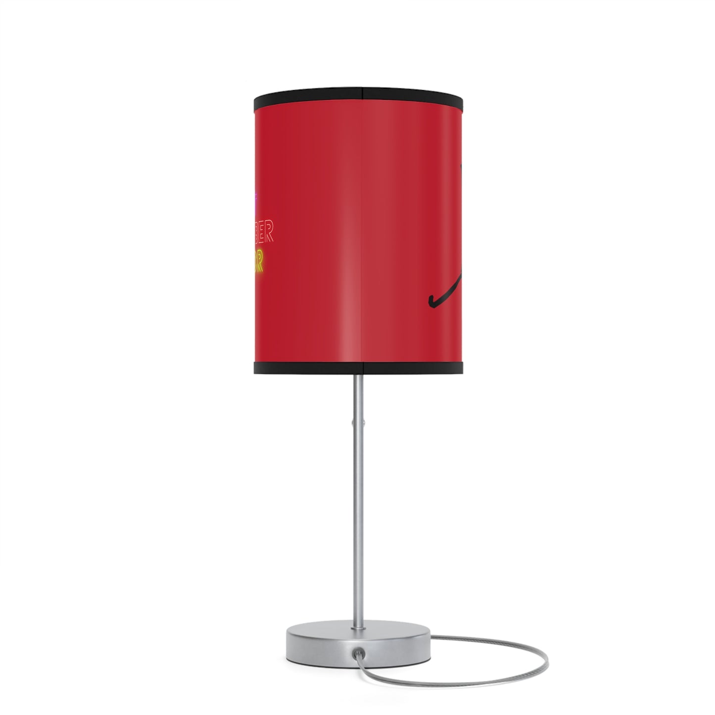 Lamp on a Stand, US|CA plug: Hockey Dark Red