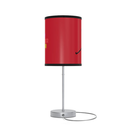 Lamp on a Stand, US|CA plug: Hockey Dark Red 