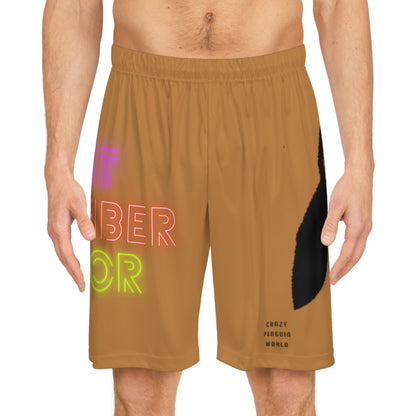 Basketball Shorts: Lost Remember Honor Lite Brown