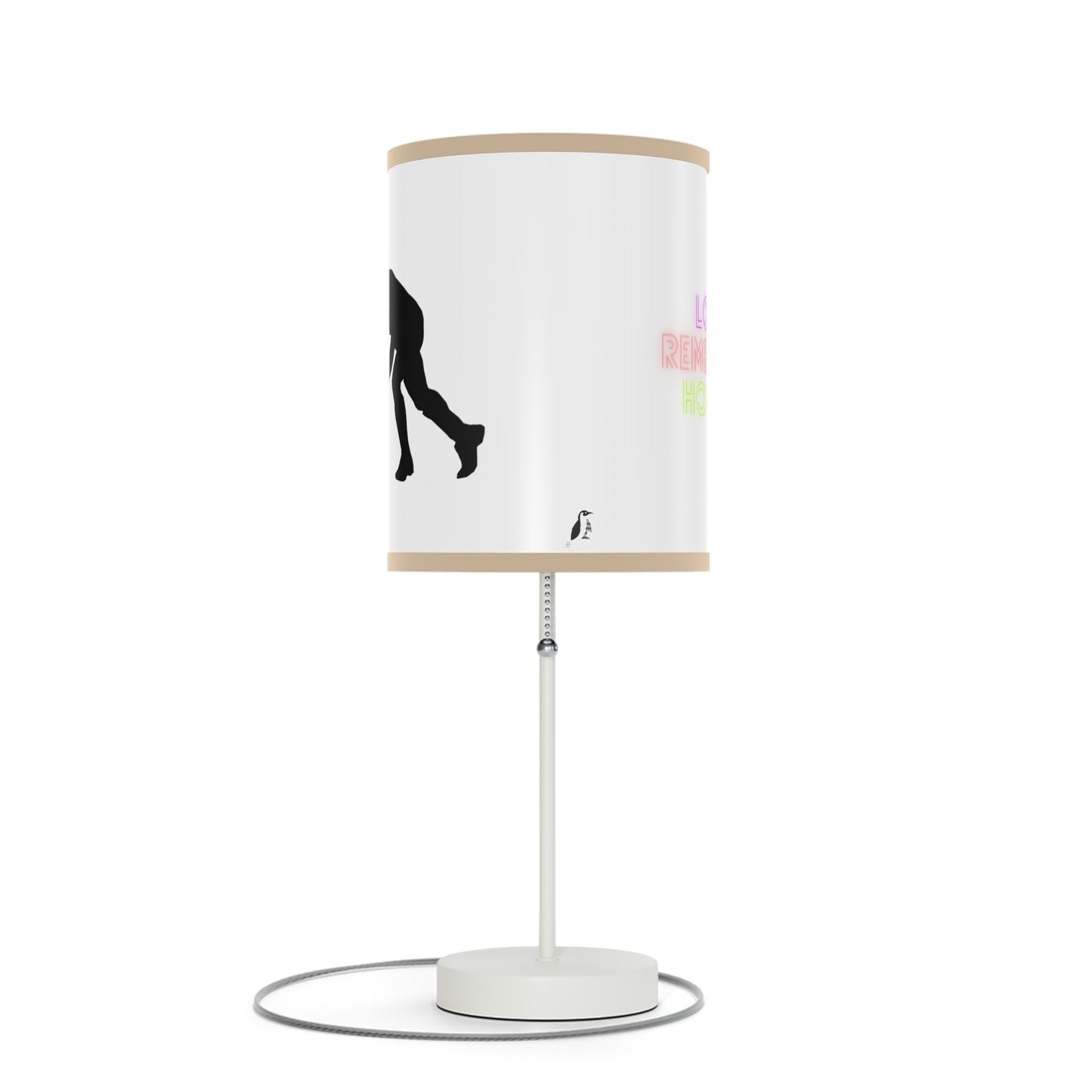 Lamp on a Stand, US|CA plug: Hockey White