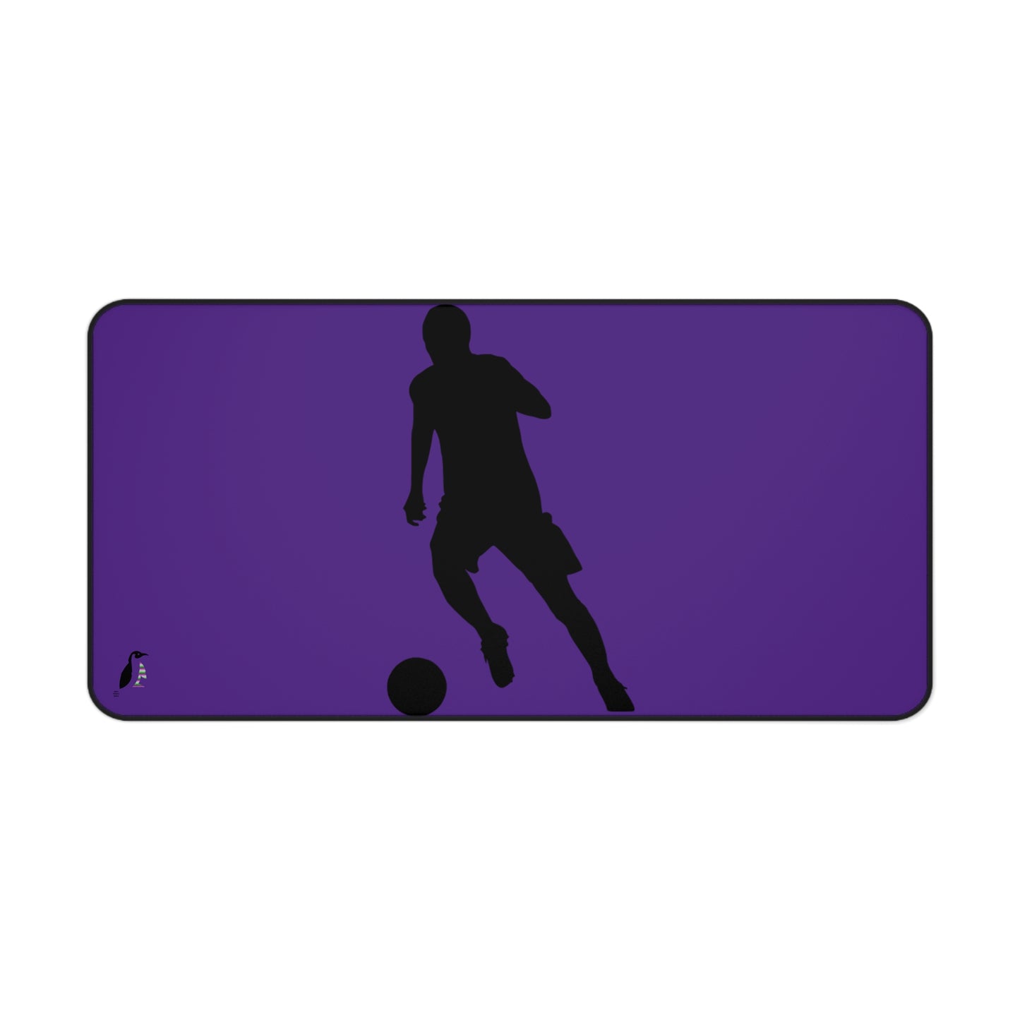 Desk Mat: Soccer Purple