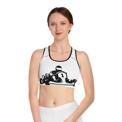 Sports Bra: Racing White