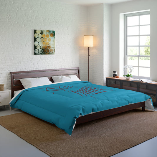 Comforter: Volleyball Turquoise