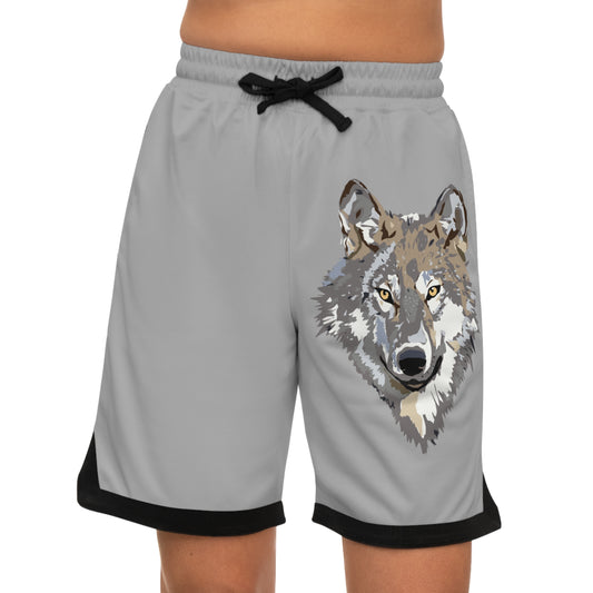 Basketball Rib Shorts: Wolves Lite Grey