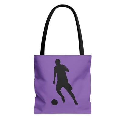 Tote Bag: Soccer Lite Purple