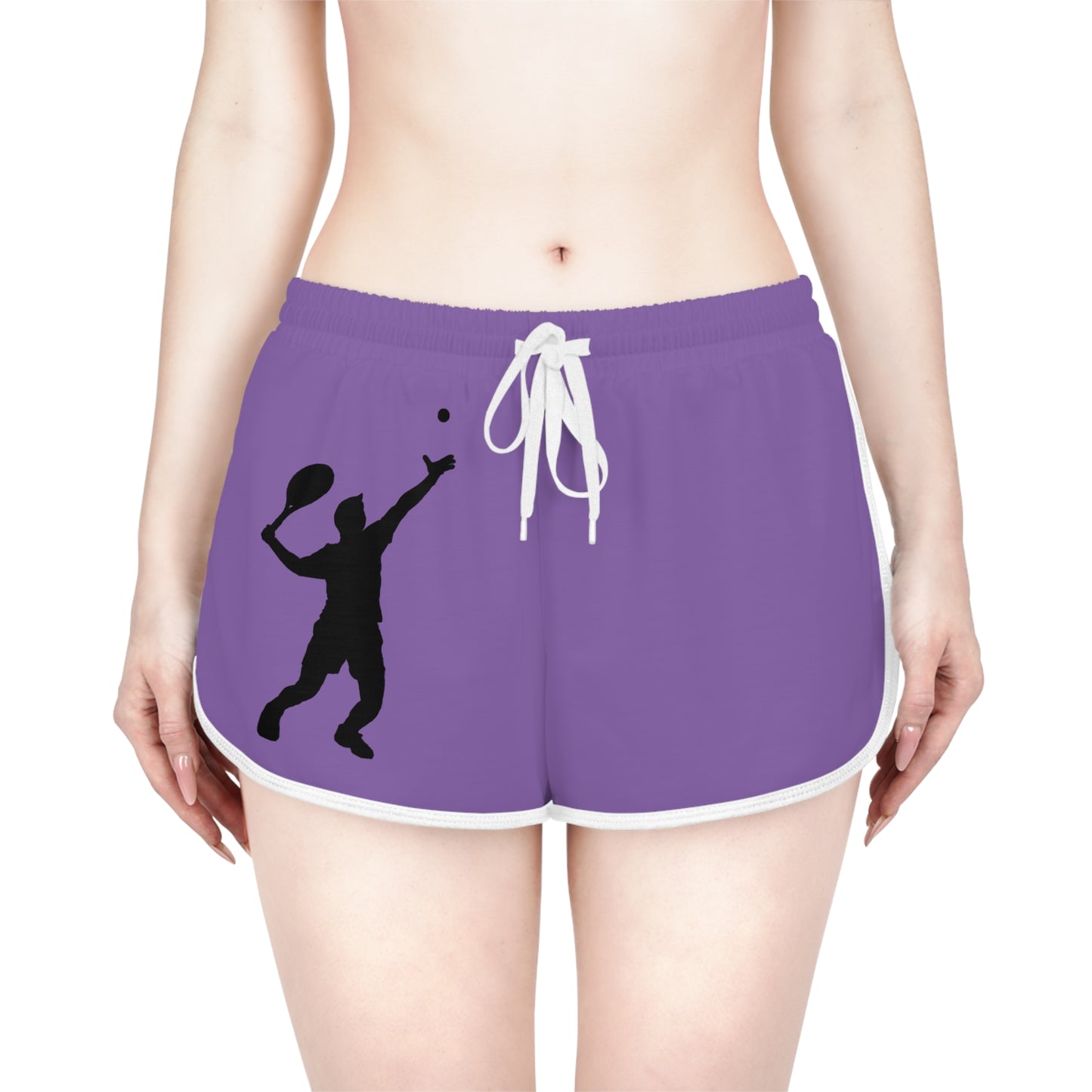 Women's Relaxed Shorts: Tennis Lite Purple