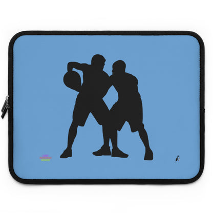 Laptop Sleeve: Basketball Lite Blue