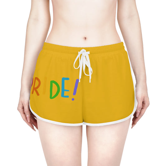 Women's Relaxed Shorts: LGBTQ Pride Yellow