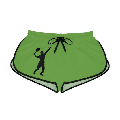 Women's Relaxed Shorts: Tennis Green