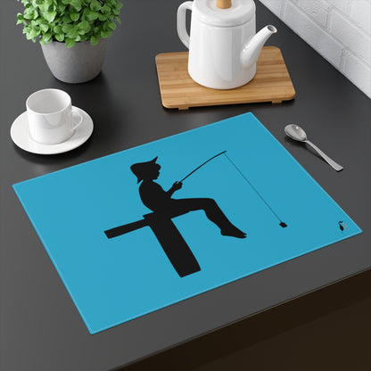 Placemat, 1pc: Fishing Turquoise