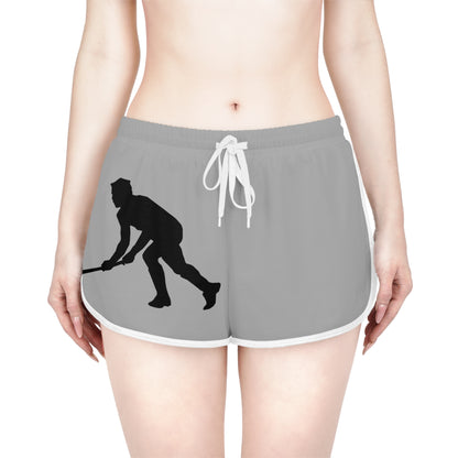 Women's Relaxed Shorts: Hockey Lite Grey