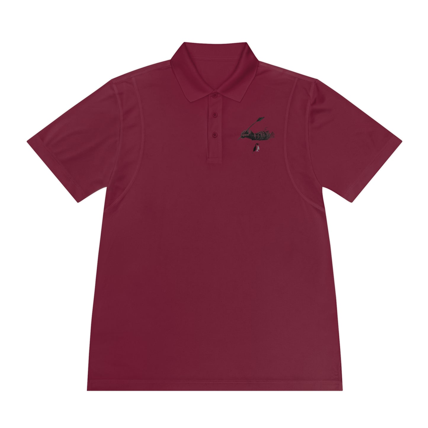 Men's Sport Polo Shirt: Writing #2