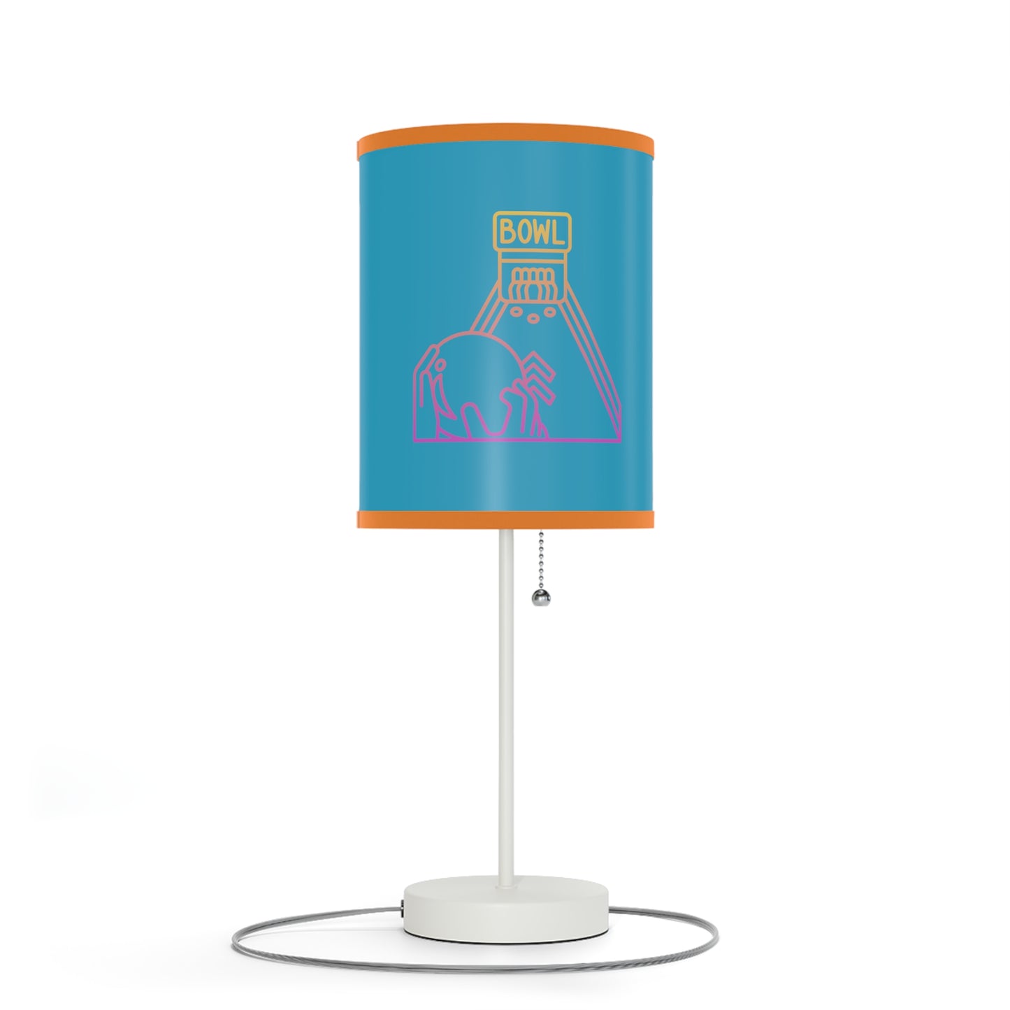 Lamp on a Stand, US|CA plug: Bowling Turquoise