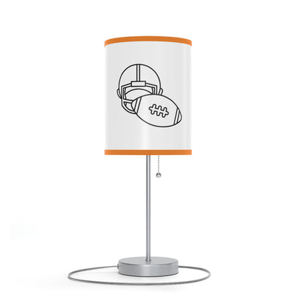 Lamp on a Stand, US|CA plug: Football White