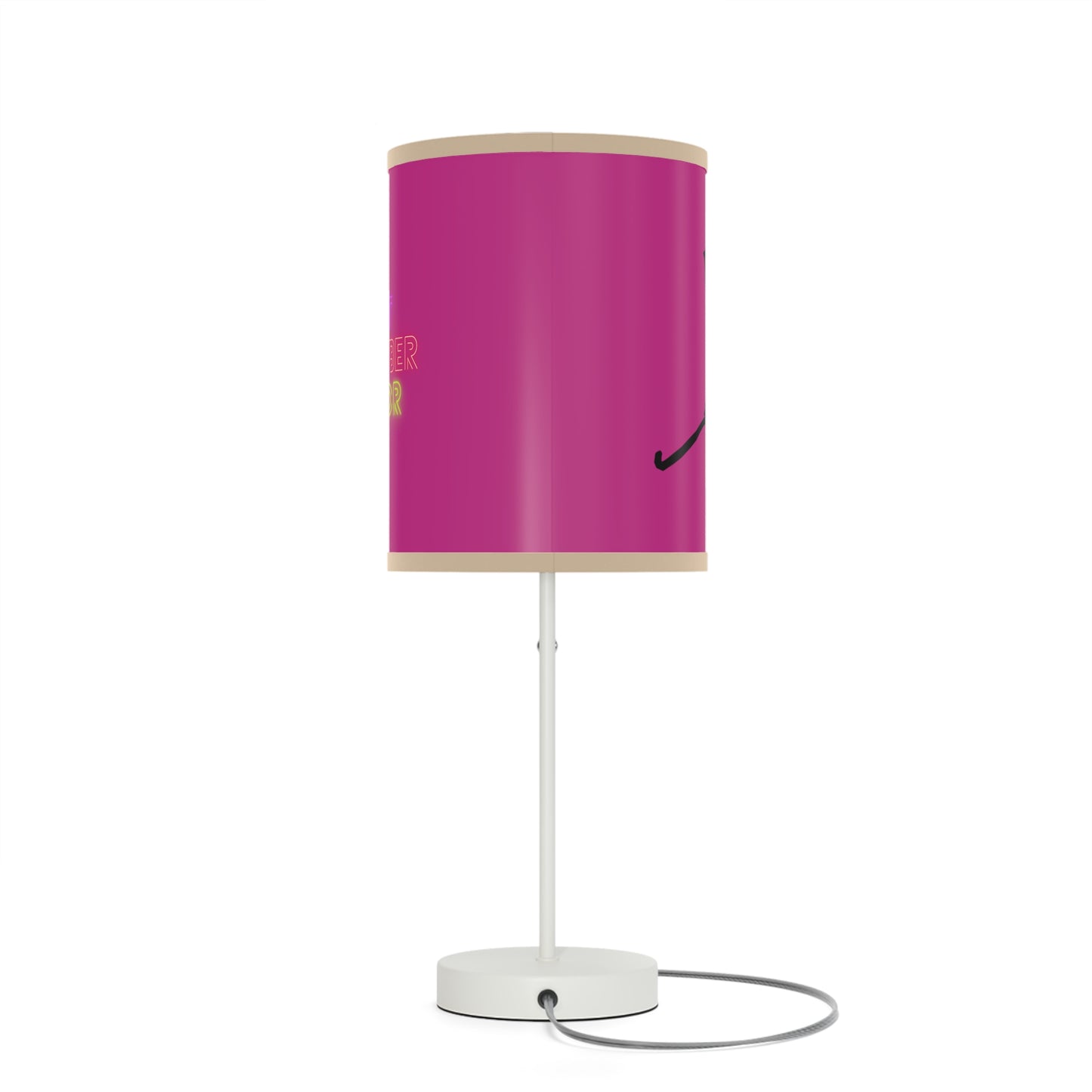 Lamp on a Stand, US|CA plug: Hockey Pink