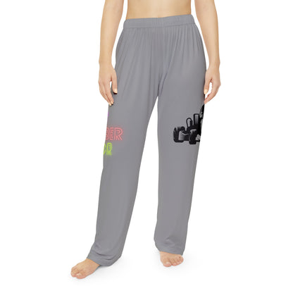 Pambabaeng Pajama Pants: Racing Gray 