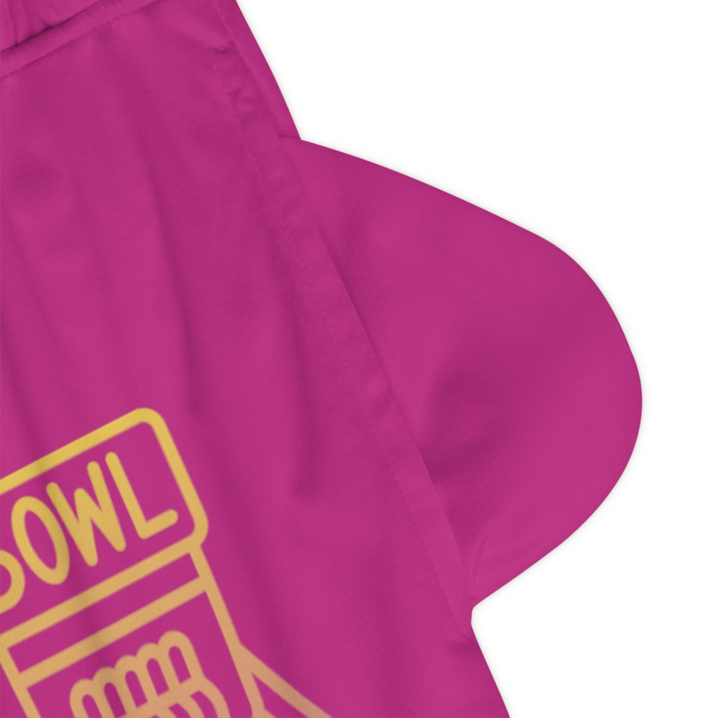 Basketball Rib Shorts: Bowling Pink