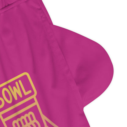 Basketball Rib Shorts: Bowling Pink