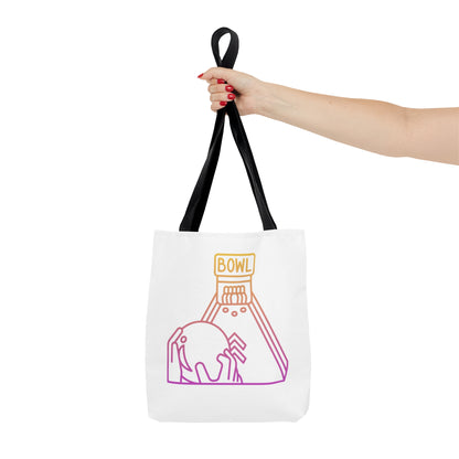 Tote Bag: Bowling White