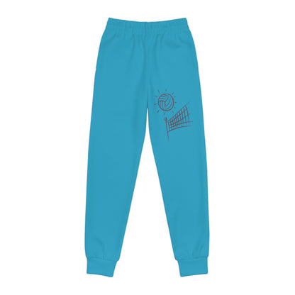 Youth Joggers: Volleyball Turquoise