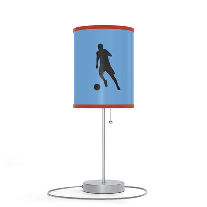 Lamp on a Stand, US|CA plug: Soccer Lite Blue