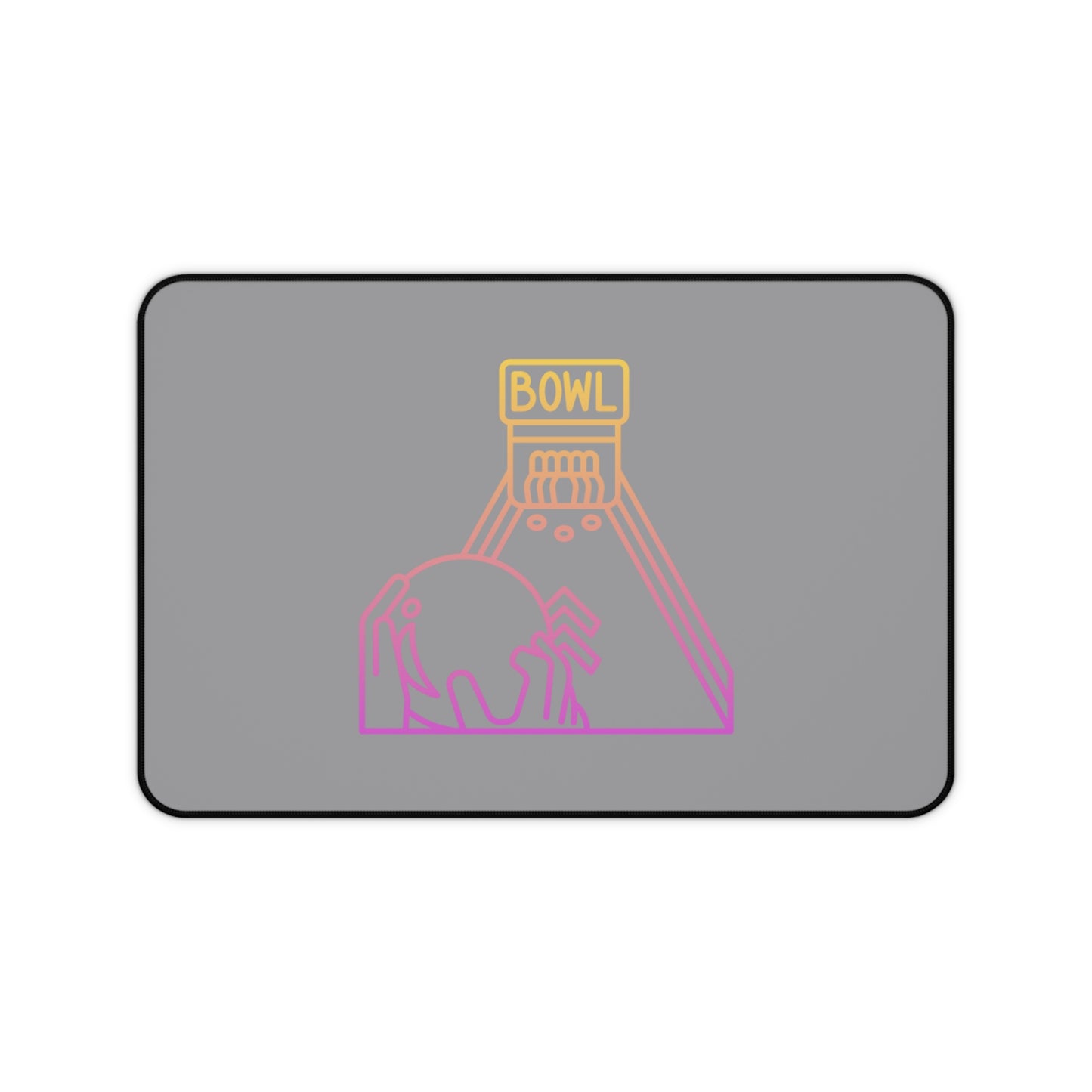 Desk Mat: Bowling Grey