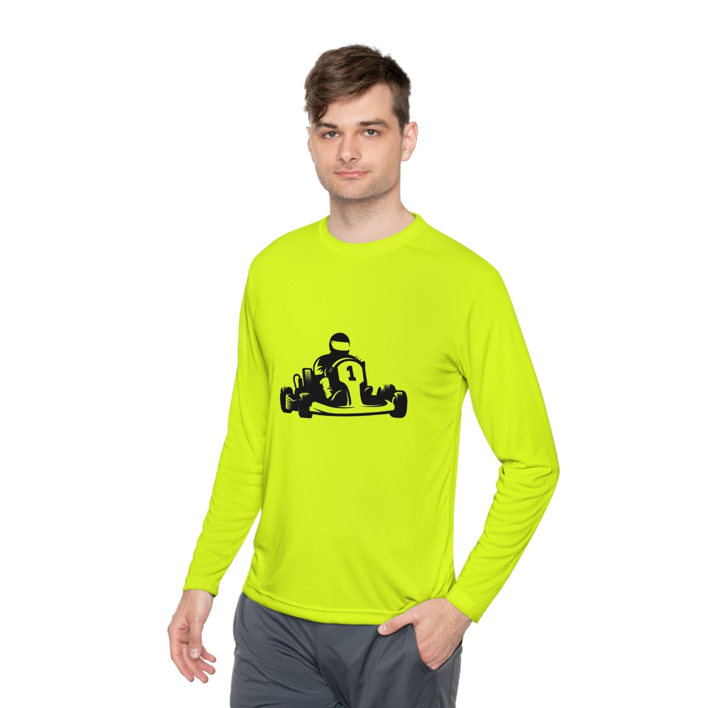 Lightweight Long Sleeve Tee: Racing #1