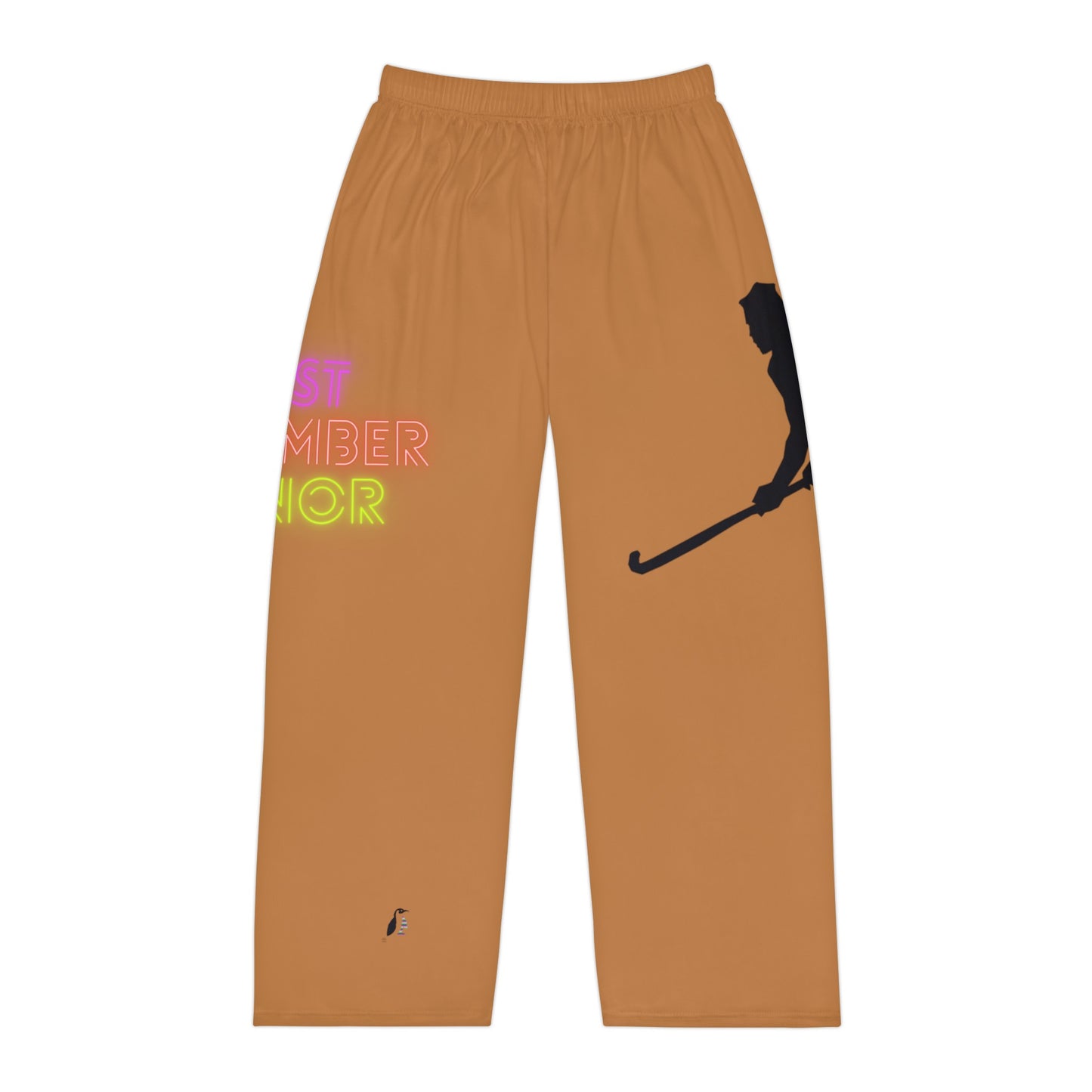 Men's Pajama Pants: Hockey Lite Brown