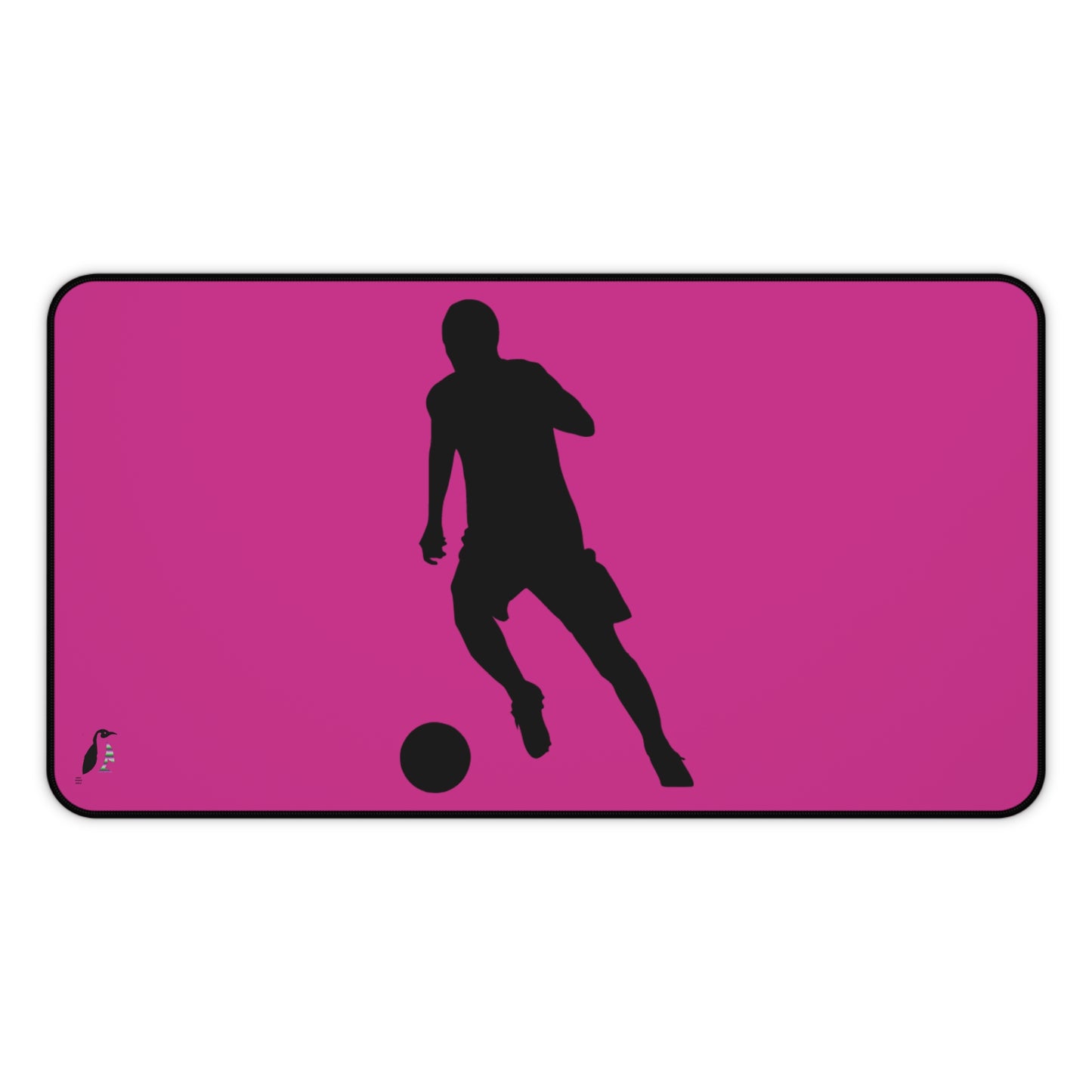 Desk Mat: Soccer Pink