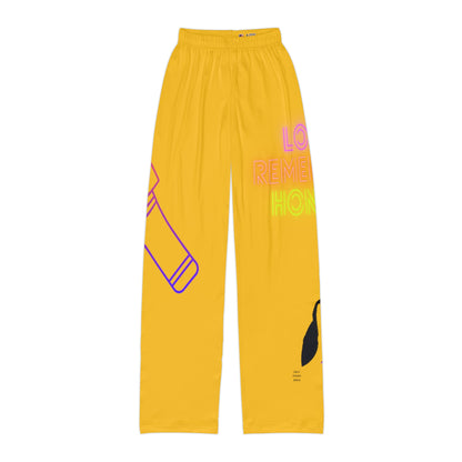 Kids Pajama Pants: Music Yellow