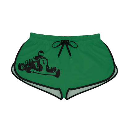 Women's Relaxed Shorts: Racing Dark Green