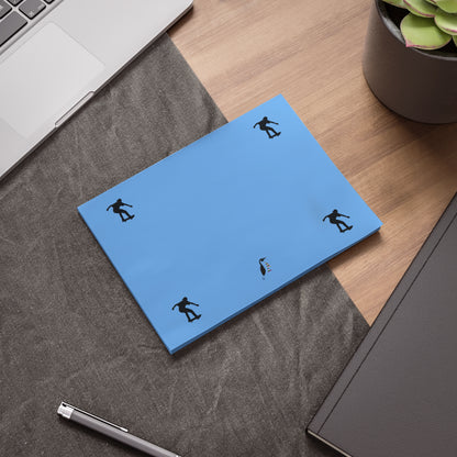 Post-it® Note Pads: Skateboarding Lite Blue