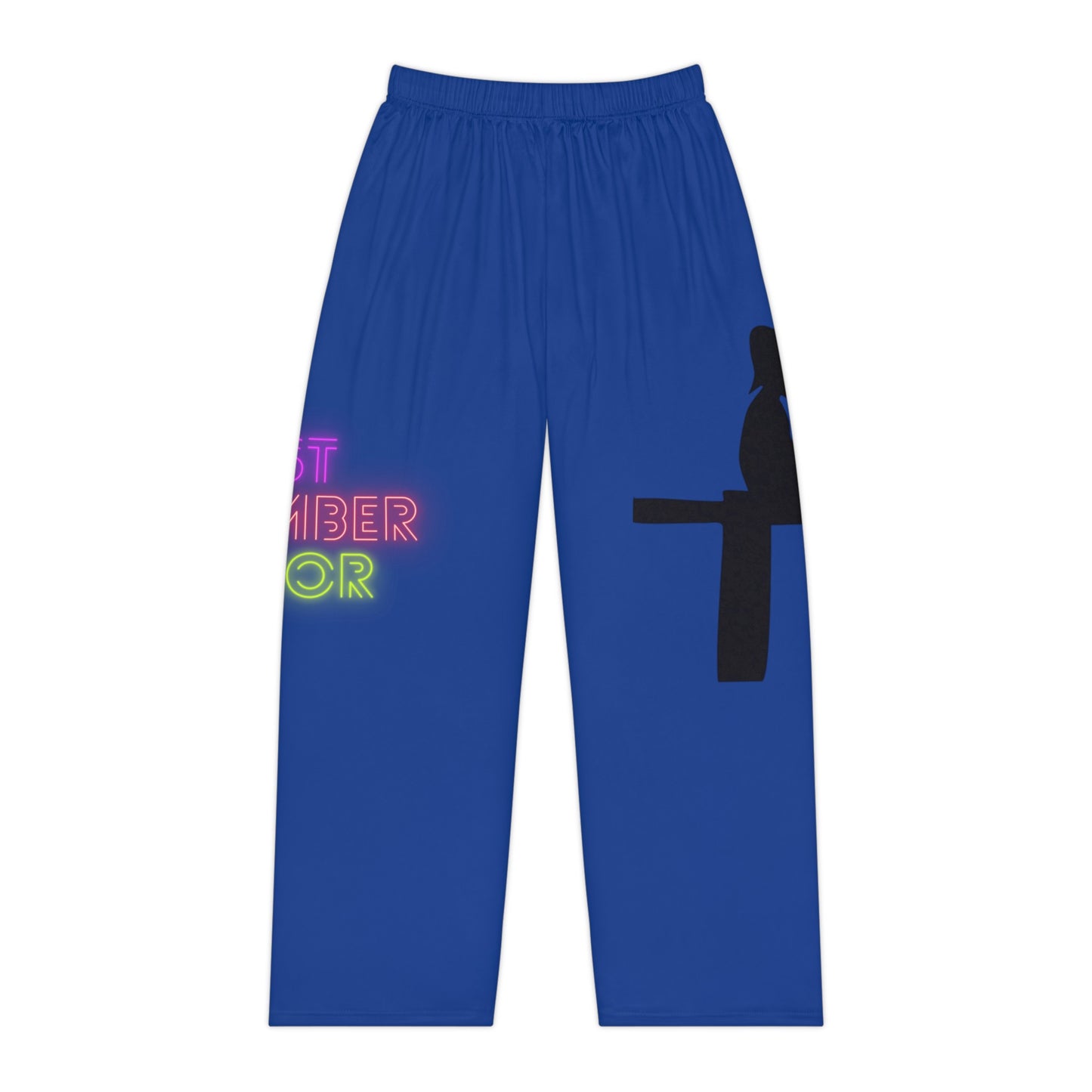 Women's Pajama Pants: Fishing Dark Blue