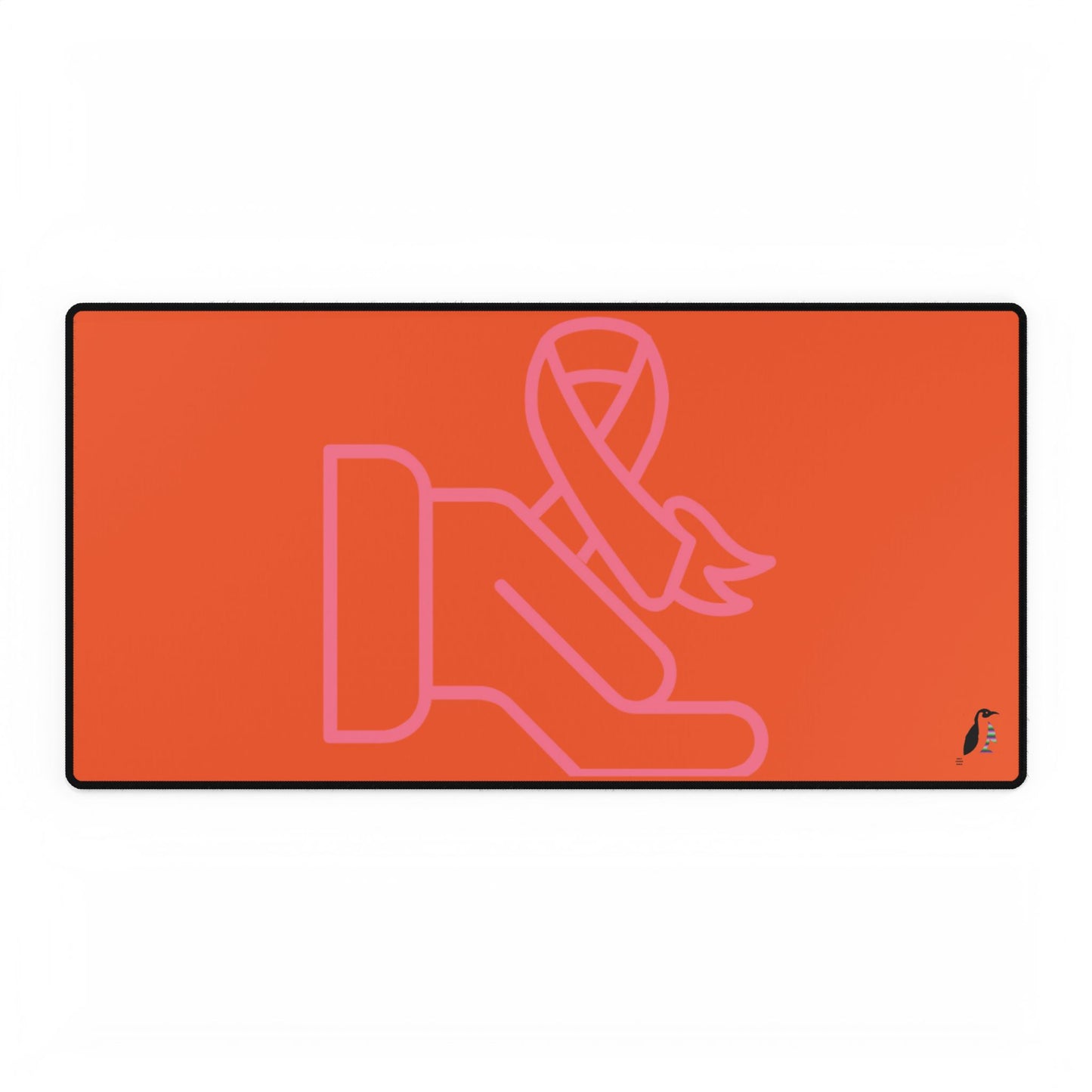 Desk Mats: Fight Cancer Orange