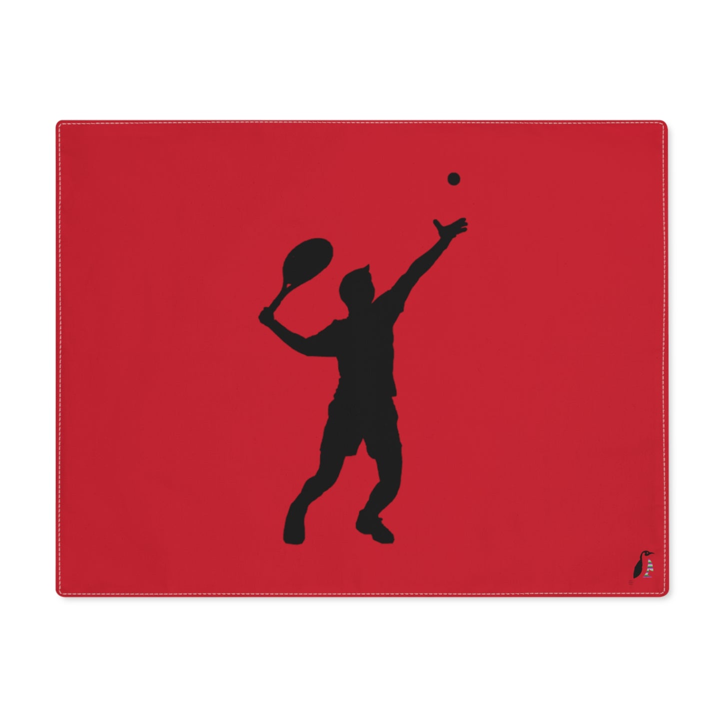 Placemat, 1pc: Tennis Dark Red