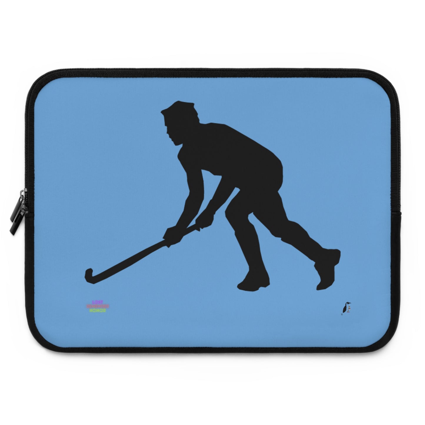 Laptop Sleeve: Hockey Lite Blue