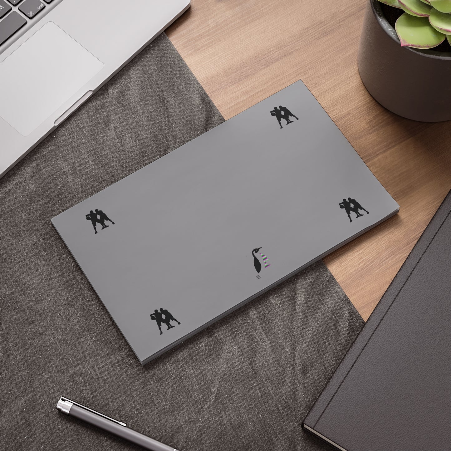 Post-it® Note Pads: Basketball Grey