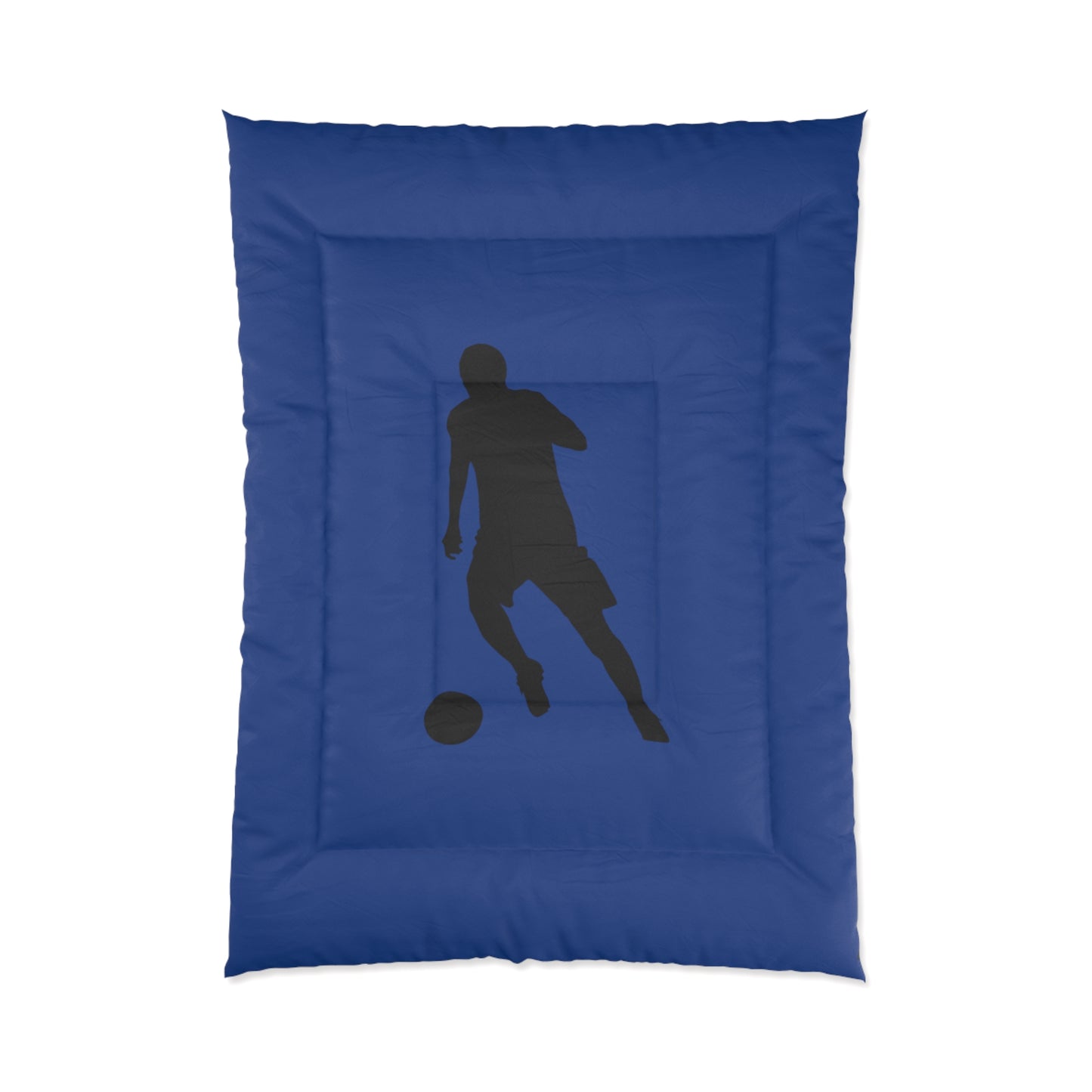 Comforter: Soccer Dark Blue