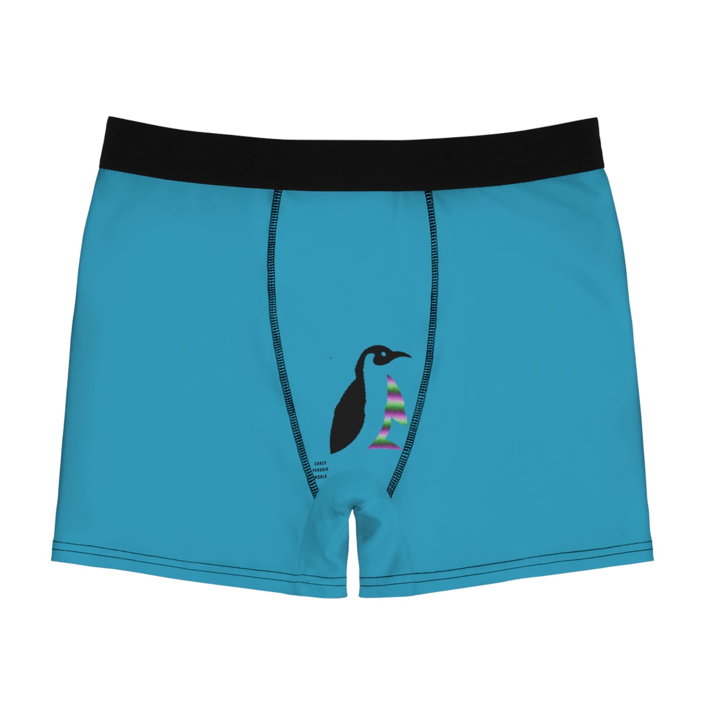 Men's Boxer Briefs: Soccer Turquoise