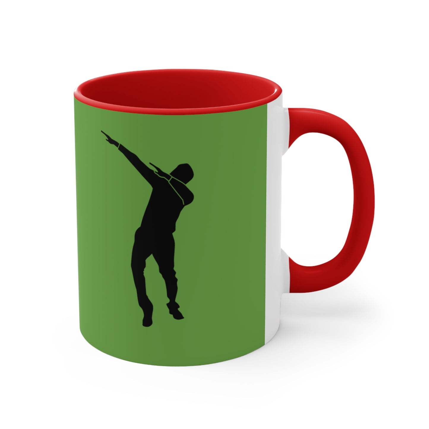 Accent Coffee Mug, 11oz: Dance Green