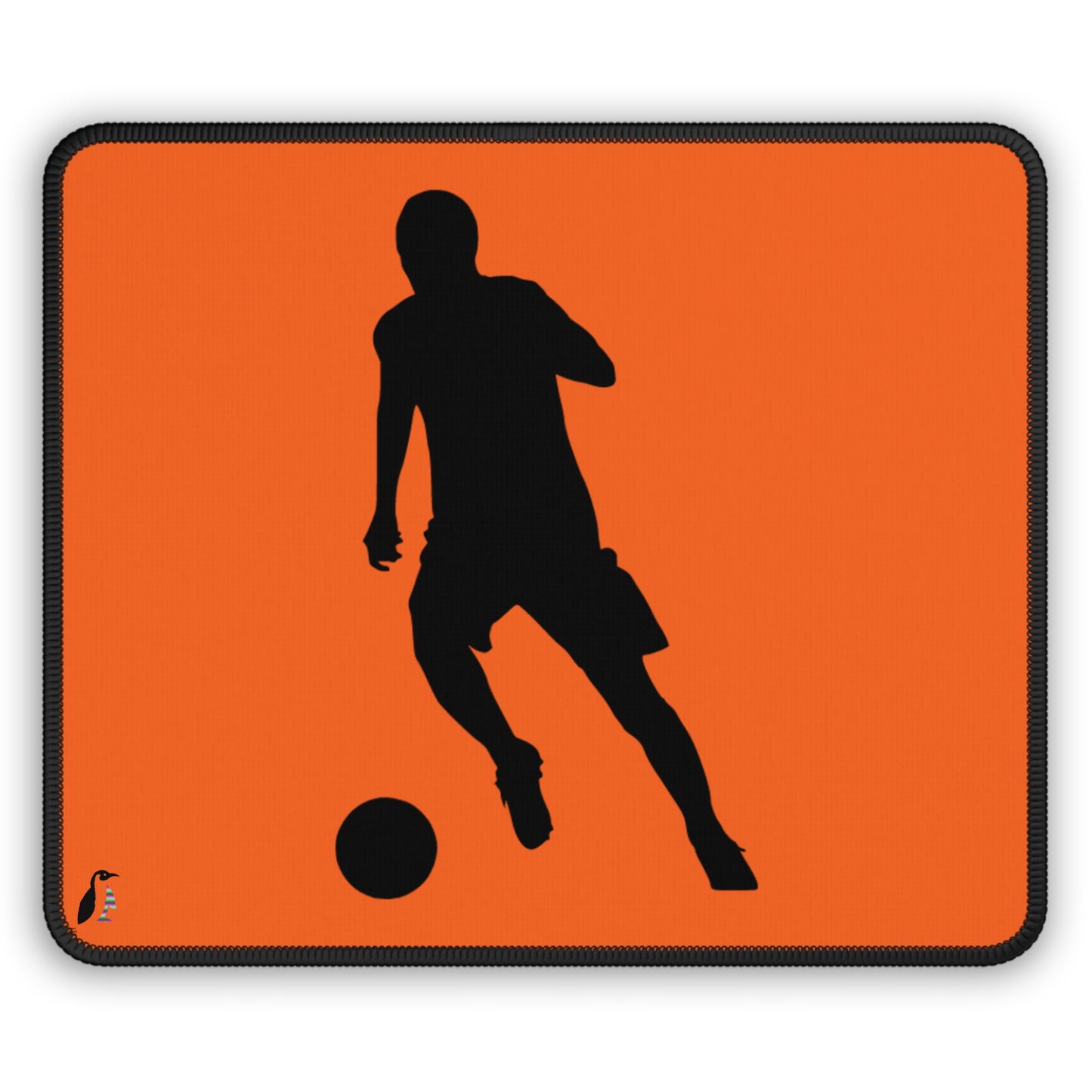 Gaming Mouse Pad: Soccer Orange